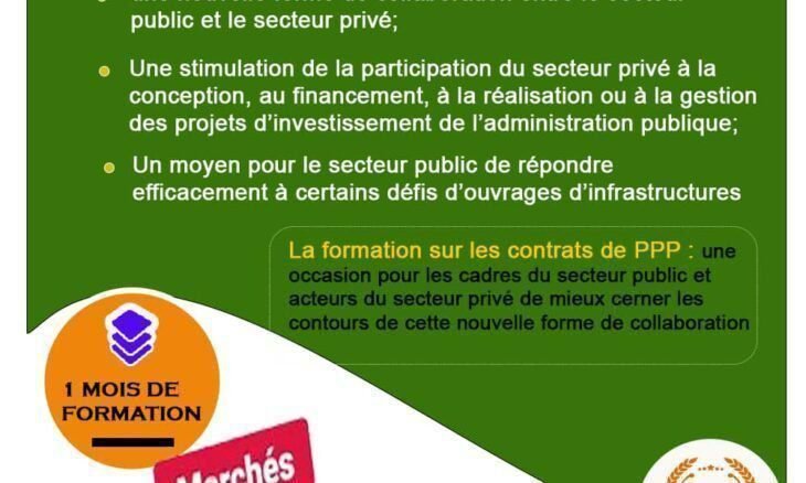 Formation Sur Les Contrats De Partenariat Public privé EmploiTogo INFO