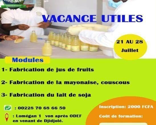 vacances utiles togo