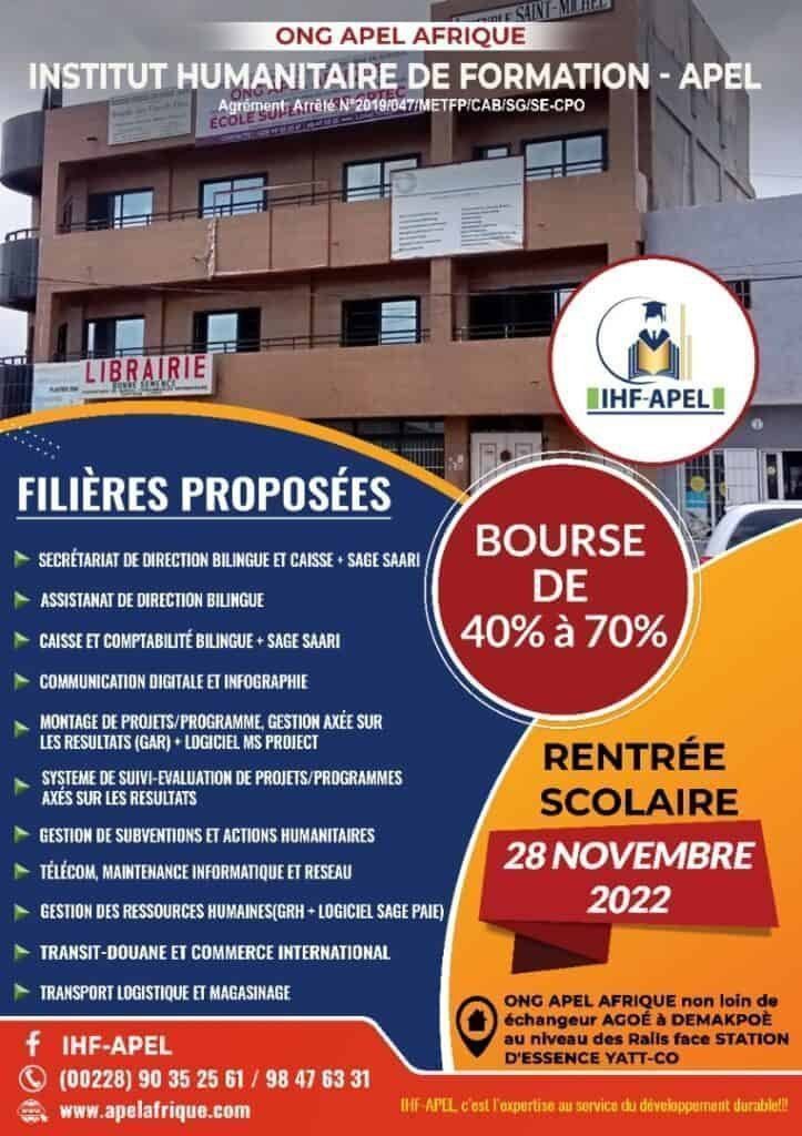 bourses de formation APEL