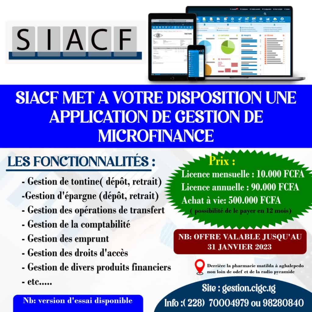 logiciel de gestion de microfinance