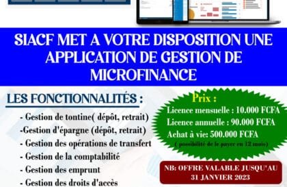 logiciel de gestion de microfinance