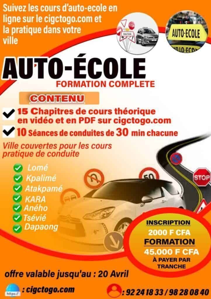 Cours d'Auto-école