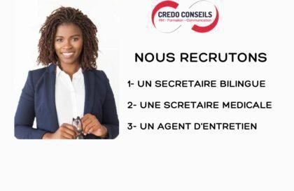 CREDO CONSEILS RECRUTE TOGO