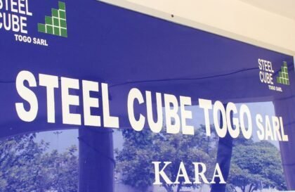 Steel cube togo