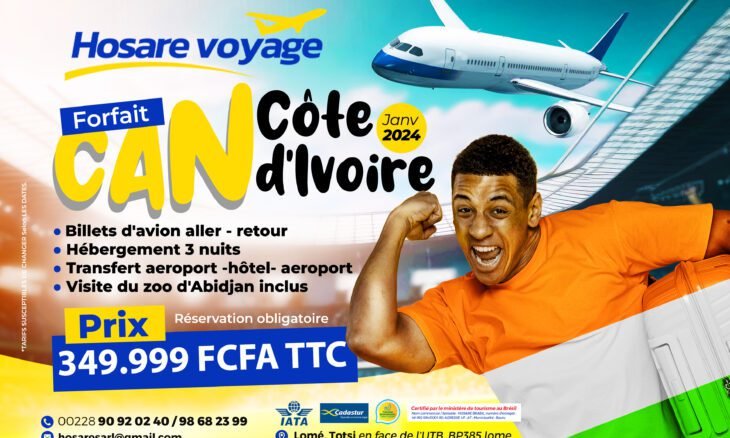 HOSARE VOYAGE - offre touristique sur ABIDJAN