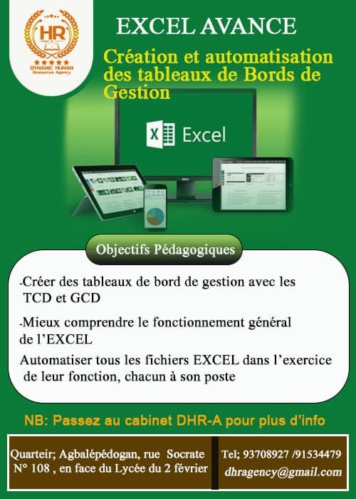 Formation Pratique En Excel Avancé Vba Emploitogoinfo 5512