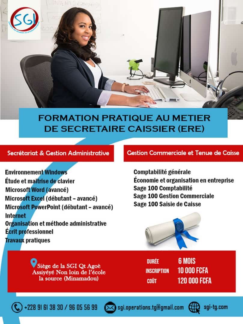 Formation Modulaire En Secr Tariat Caisse Emploitogo Info