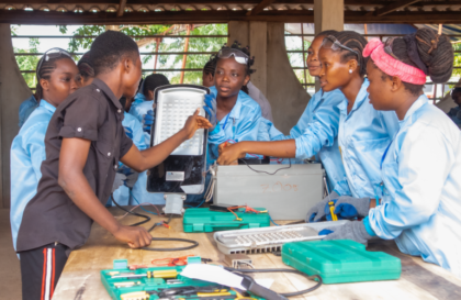 Formation en Energie solaire pour 500 jeunes togolais