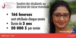 Bourses d'Études Supérieures du Canada Vanier