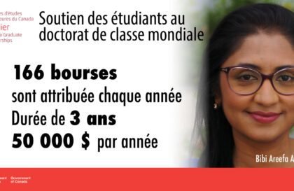 Bourses d'Études Supérieures du Canada Vanier