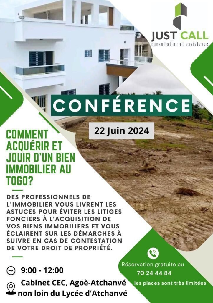 comment acquérir et jouir d'un bien immobilier au Togo