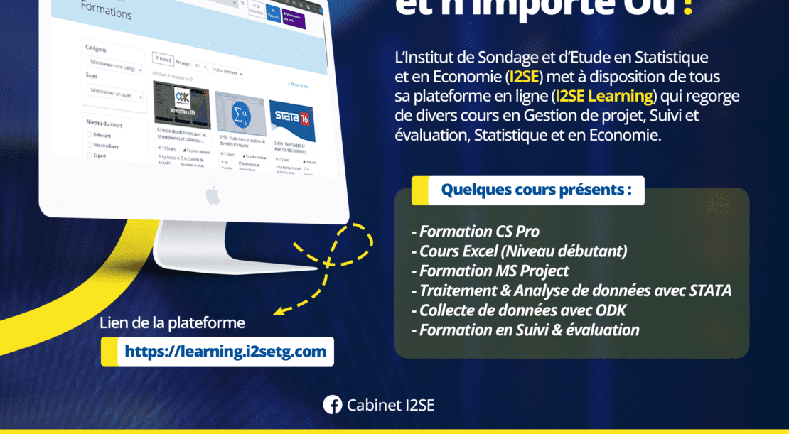 formation à l’institut de sondage et d’étude en statistique et en économie