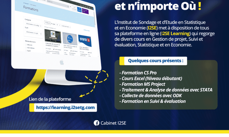 formation à l’institut de sondage et d’étude en statistique et en économie