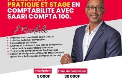 stage de formation pratique en comptabilité avec saari compta 100