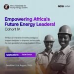 Bourse Africaine pour Jeunes Leaders de l'Energie 2024 - Cohorte 4