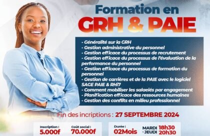 Formation en GRH, PAIE