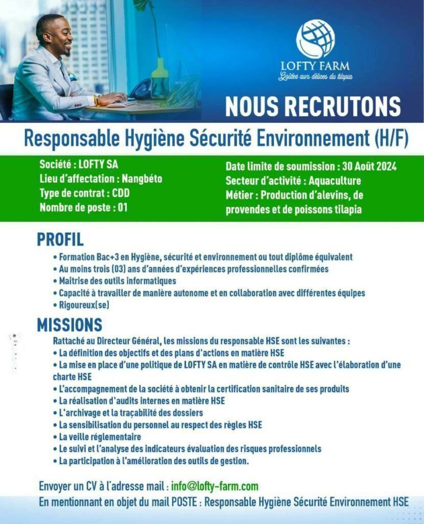 LOFTY SA recrute