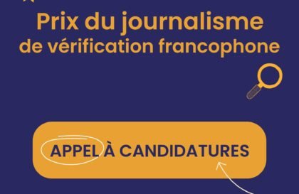 Prix du Journalisme de Vérification Francophone