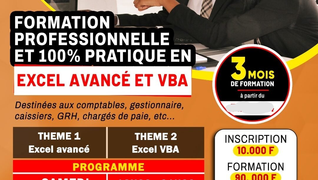 Formation pratique en excel avancé