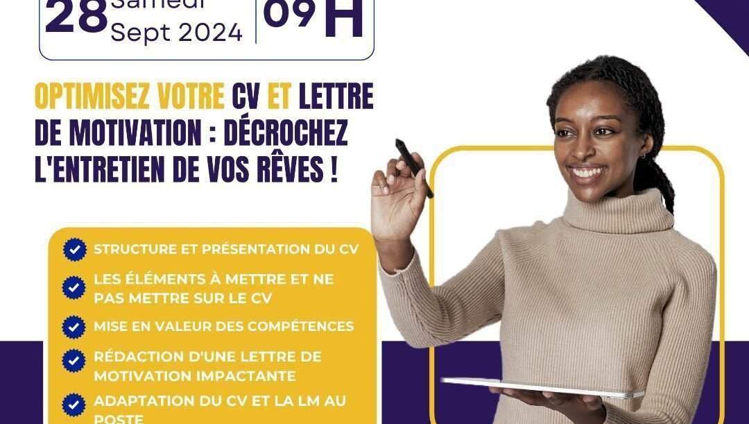 Master Class gratuite Rédaction de CV et Lettre de Motivation