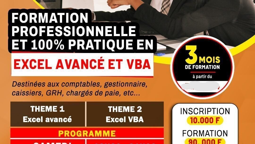 Formation pratique en excel avancé & VBA