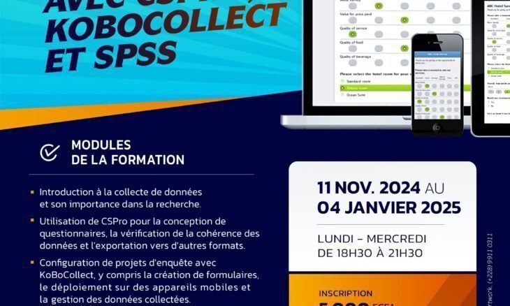 formation en collecte de données avec Cspro, Kobocollect et Spss