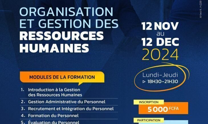 formation professionnelle en organisation et gestion des ressources humaines