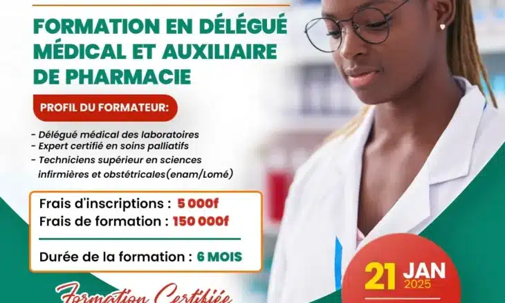 formation en délégué médical et auxiliaire de pharmacie