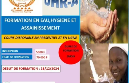 formation en eau, hygiène et assainissement