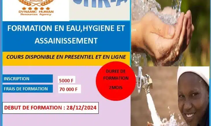 formation en eau, hygiène et assainissement