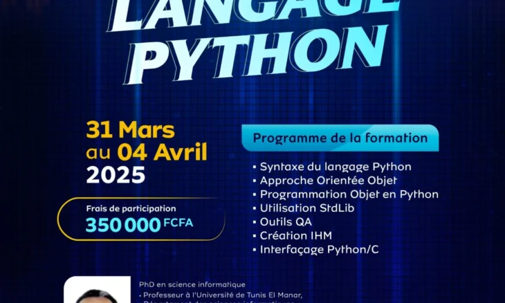 formation sur le langage python