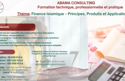 Finance Islamique – Principes, Produits et Applications