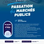 Formation en passation des marchés publics