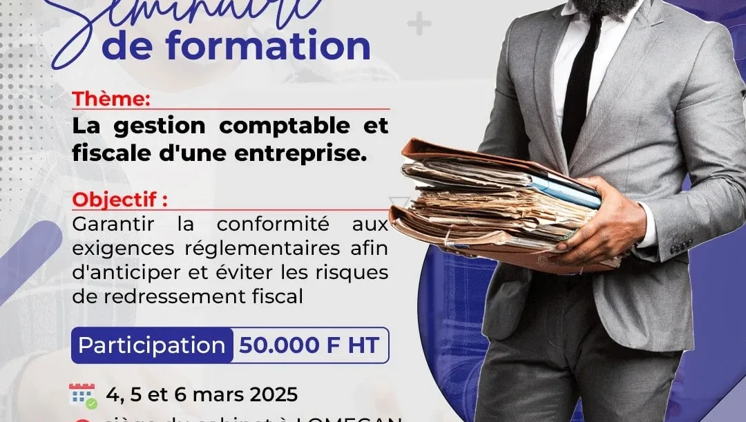 formation exceptionnelle en gestion comptable et fiscale d'une entreprise