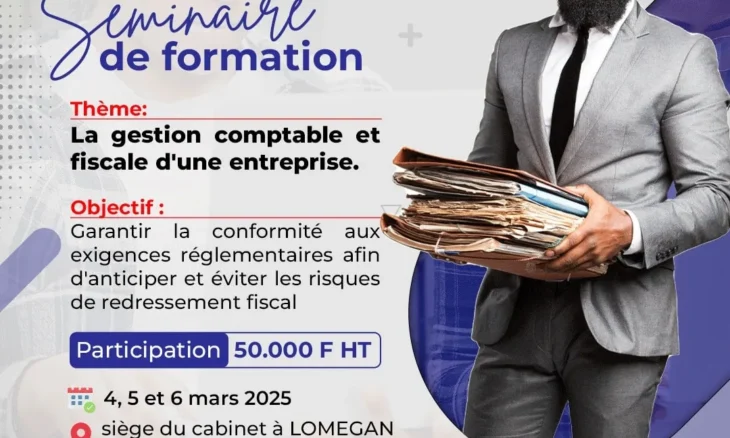 formation exceptionnelle en gestion comptable et fiscale d'une entreprise