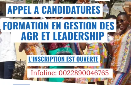 Formation en gestion des activites generatrices de revenus vogan