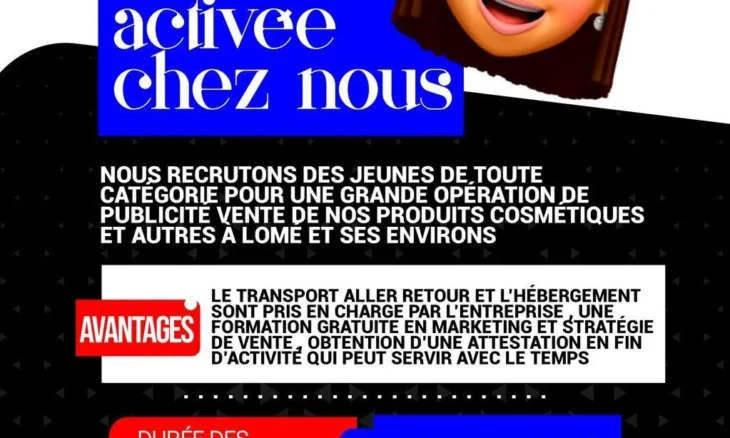opération de publicité vente