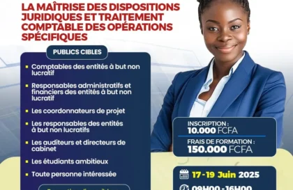 Atelier sur le Système Comptable des Entités Non Lucratives