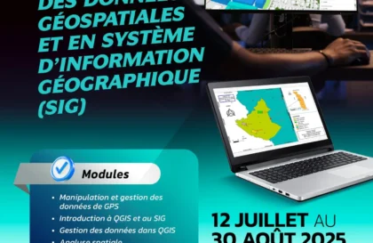 FORMATION EN GESTION DES DONNEES GEOSPATIALES