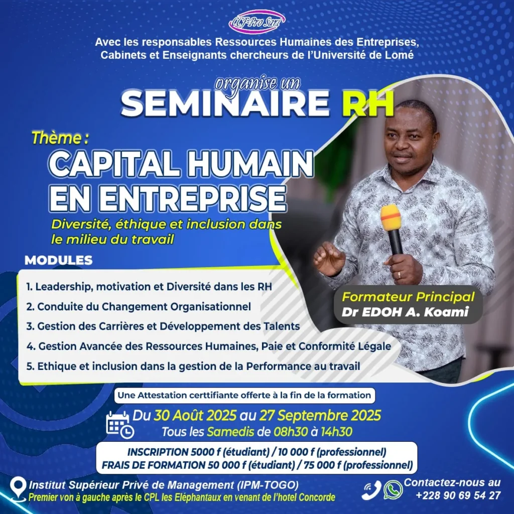 Formation sur le capital humain en entreprise