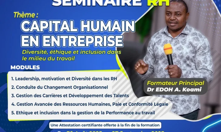 Formation sur le capital humain en entreprise