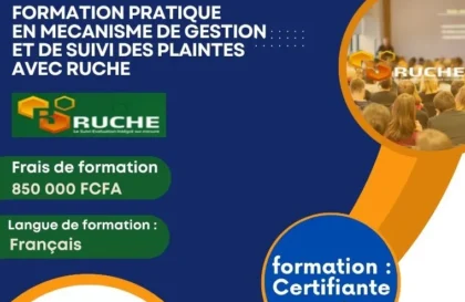 formation pratique en mécanisme de gestion et de suivi des plaintes avec ruche
